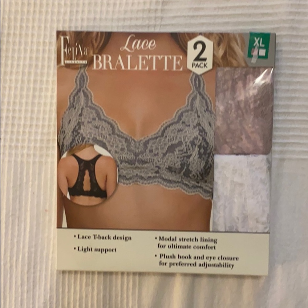 Racerback Lace Bralettes Set of 2